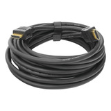 Cable Hdmi De 5 Metros (high Speed) / Resolución 4k / Soporta Canal De Retorno De Audio (arc)/ Soporta 3d / Blindado Para Reducir Interferencia / Chapado En Oro / Alta Resistencia Y Durabilidad.