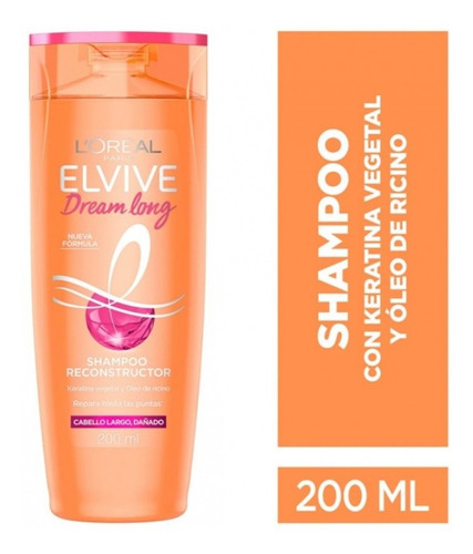  Shampoo Reconstructor Elvive Dream Long Cabello Dañado 200ml