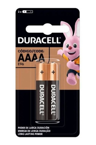 Tira De Pila Duracell Aaaa / 2 Unidades