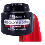  Pó Descolore E Colore Mairibel Vermelho Pote 100 G Tom Vermelho Red