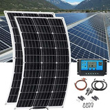 Kit De Panel Solar Flexible (150w-300w), Cargador De Viaje E