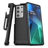 Diseñado Para Samsung Galaxy S21 Ultra Funda Con Clip Para Y