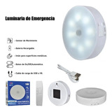 Lampara Led Recargable Con Sensor Closet O Emergencia