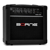 Cubo Amplificador Para Guitarra Borne Strike G30 Preto 15w