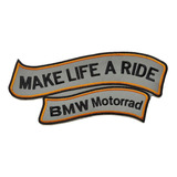 Parche Bordado Made Life A Ride Bmw Motorrad Reflectivo Text