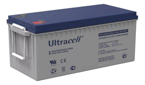 Bateria Ultracell Ciclo Profundo Gel 12v 275ah