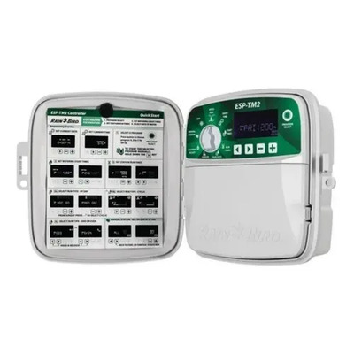 Controlador Sistema De Riego Esp-tm2 6 Estaciones RAINBIRD Color Blanco | Envío gratis