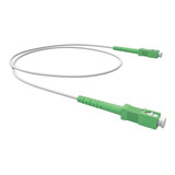 Cable Patch Cord Fibra Optica Sc/apc-sc/apc 1.5 Mts Blanco