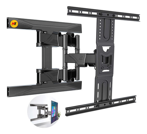 Soporte North Bayou Nb-p6 Para Tv Monitor De 40 A 80 Negro