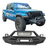 Defensa Delantera Acero Barra Led Jeep Wrangler Jl Jt 18-24