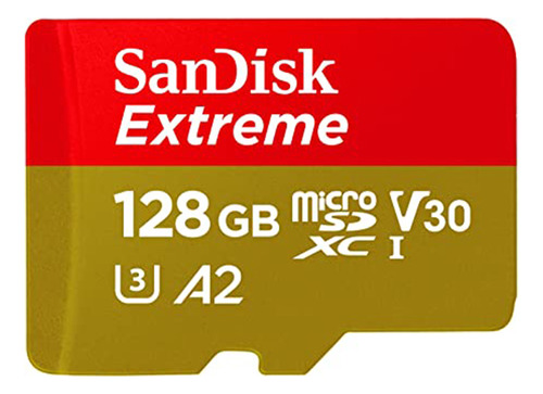 Cartão De Memória Microsd - Sandisk Extreme 128gb U3