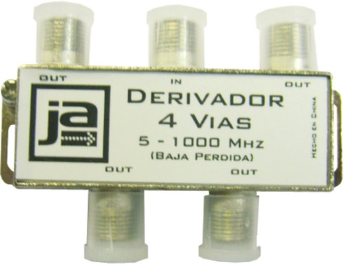 Splitter Tv Hd 5-1000mhz - 4 Salidas Derivador Baja Perdida