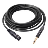Cable De Audio Hembra A Xlr Antiinterferente Trs 48 V Macho