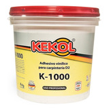 Cola Vinilica De Carpintero Kekol K1000 Para Madera 4 Kg