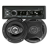 Stereo Bluetooth Am Fm Parlantes Bomber 6 Pulgadas Cono Dual