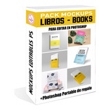 Pack Mockups Editables Libros Books Psd Maqueta #m211