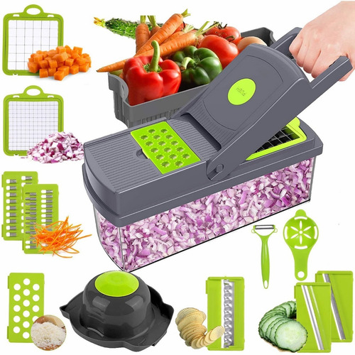 Cortador Rebanador Picador Manual De Verduras Fruta Rallador