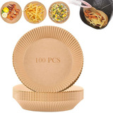 100pcs Disposable Paper Air Fryer Liners 2024