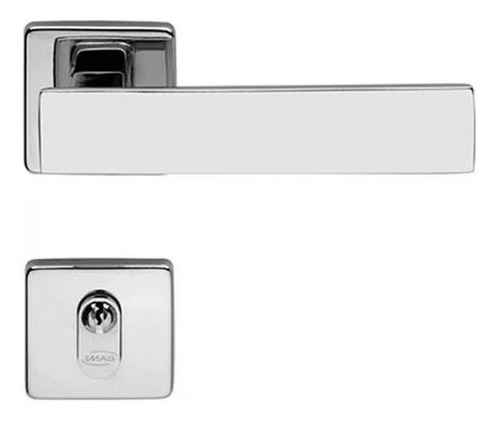 Fechadura Quadrada Externa Metro Light Cromada Imab 55mm