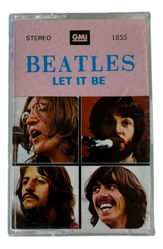 Casette Original Beatles Let It Be Retro Vintage Nuevo