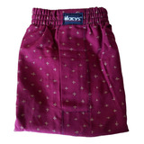 Boxer Calzoncillo Hombre Tela Camisera Algodon 100%