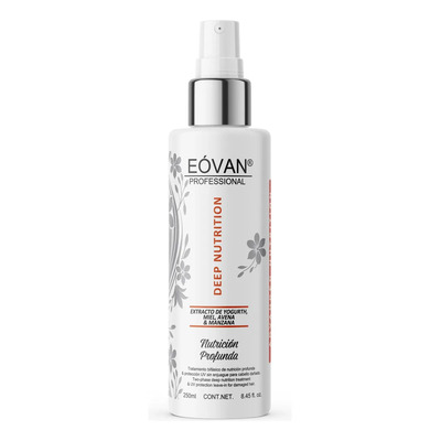 Tratamiento Capilar Bifásico Sin Enjuague Nutrición Profunda Antifrizz Cabello Seco Eóvan 250 Ml | Meses sin interés