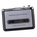Reproductor De Cassette Usb Con Cable Usb Y Auriculares De
