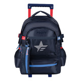 Mochila Footy Big Kids F3081 Star Carro 18 Azul Oscuro