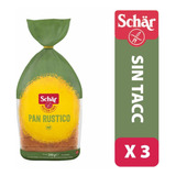 Pan Lactal Multigrano Sin Tacc  Marca Schär X 3