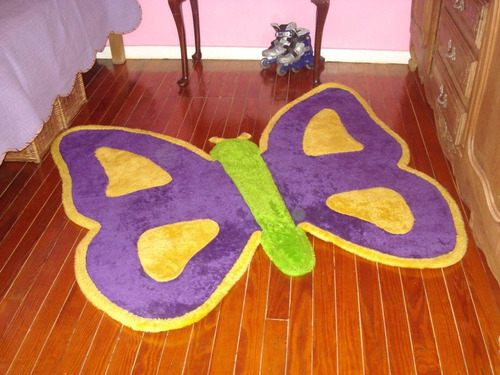 Alfombra Peluche Mariposa - Amo Mi Living