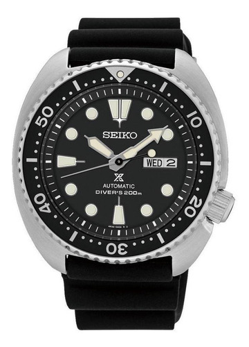 Relógio Seiko Prospex Turtle Diver 200 M Preto Automático