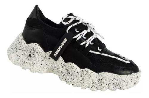 Tenis  Mujer Niña Chunky Sneakers Ligero Cómodo Plataforma