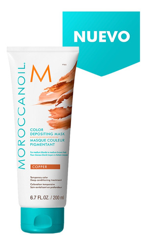 Máscara Hidratante Con Pigmento Cobrizo Moroccanoil 200ml