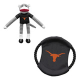 Littlearth Ncaa University Of Texas Sock Monkey And Flying D