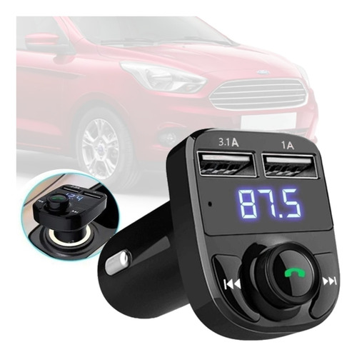 Adaptador Bluetooth Conversor Fm Universal Ford Ka