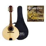 Kit Bandolim Elétrico Giannini Bs1 Fosco Capa Corda Rouxinol