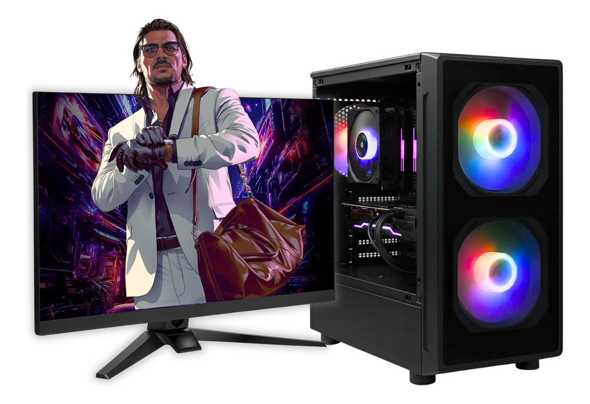 PC GAMER RYZEN 7 5700G 32GB RAM 960GB SSD + MONITOR 24 180HZ
