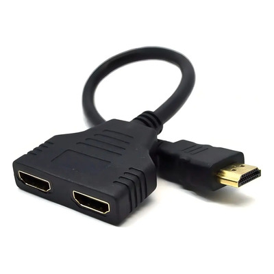 Cable Y Splitter Divisor Hdmi 1 Entrada A 2 Salidas Full Hd | MercadoLibre