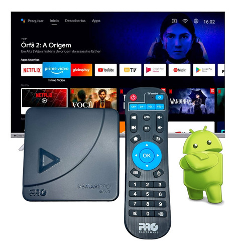 Tv Box Aparelho Android Converta Sua Tv Em Smart 4k Promoção