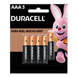 Pila Aaa Duracell Alcalina, Pack Con 5 Unidades Aaa