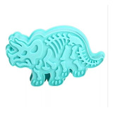 2 Molde Cortador De Galleta Dinosaurio Decoración Repostería Color Triceratops