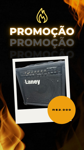 Aplificador De Guitarra Laney Made In Uk 25 Watts Raridade