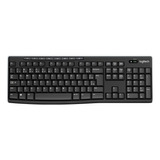 Teclado  Sem Fio K270 Logitech Usb Preto