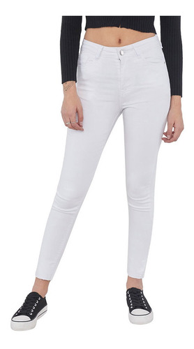 Jeans Mujer Skinny Blanco  Corona