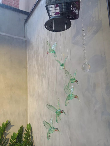 Luz Decorativa Led De Jardín Recargable Con Forma De Colibrí