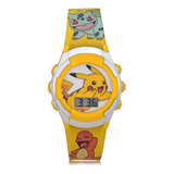 Reloj De Pulsera Accutime Kids Pokemon Pikachu Digital Para