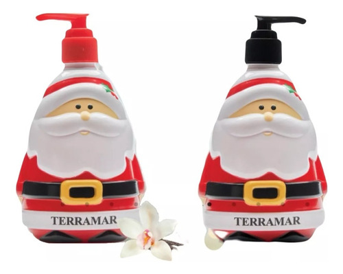 Set Terramar Navidad Jabón Líquido Y Crema De Manos + Regalo