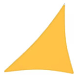 Toldo Vela Decorativa Triangular Amarillo 90% 3m X 4m X 4.9m