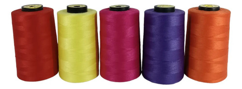 Hilo De Costura Duralon Cal 100 40/2 Recta Colores 5pz