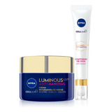 Combo Nivea Luminous Antimanchas Contorno De Ojos Y Crema De